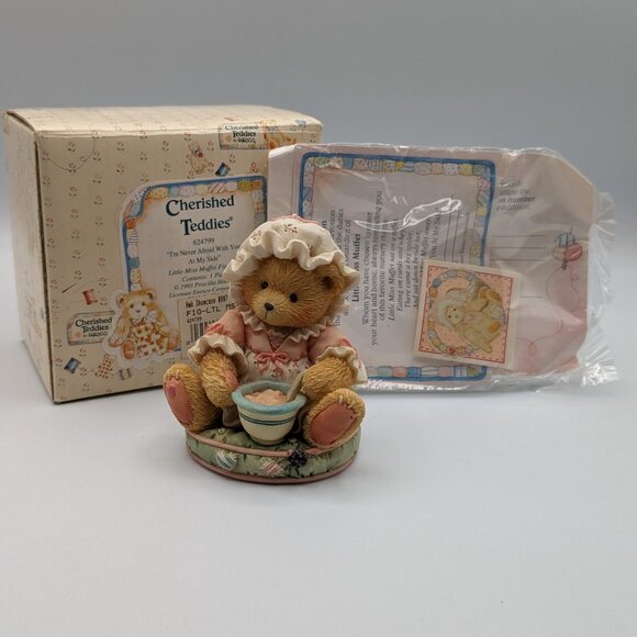 Cherished Teddies Little Miss Muffet "I'm Never Afraid With You" (624799) 1993 - Picture 2 of 12